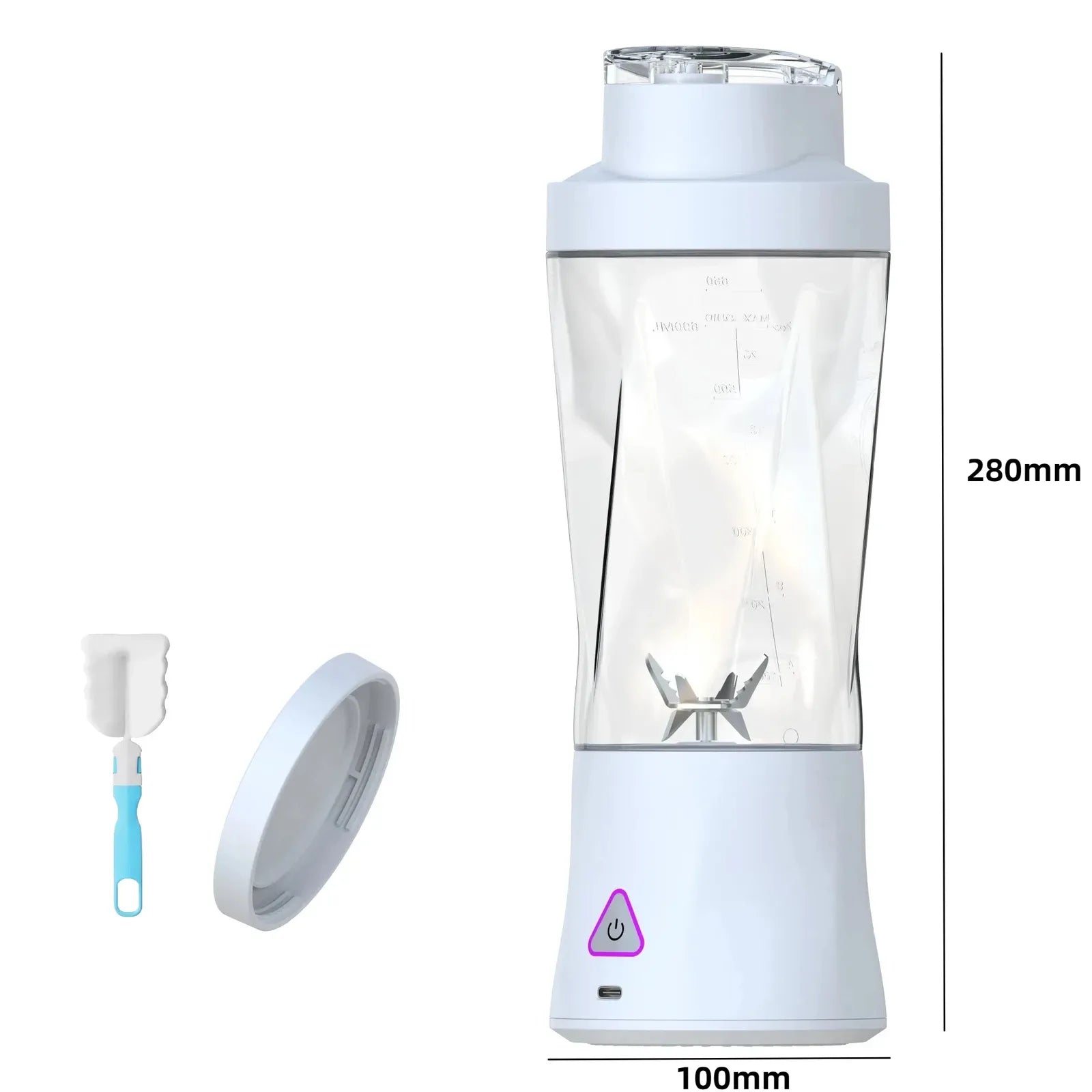 Blender portable 700 ml, moteur 360 W - Blanc